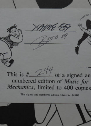 Music for Mechanics HC (1985 A Love and Rockets Collection) 1B - Mycomicshop.be