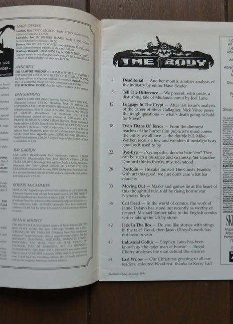 Skeleton Crew (1988) fanzine 12 - Mycomicshop.be
