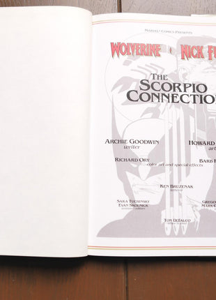 Wolverine/Nick Fury The Scorpio Connection HC (1989 Marvel) - Mycomicshop.be