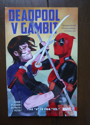 Deadpool v. Gambit TPB (2016 Marvel) The "V" is for "VS." - Mycomicshop.be