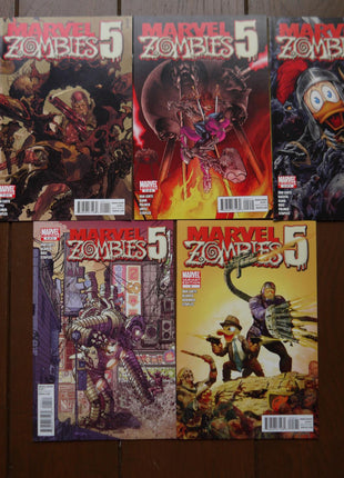 Marvel Zombies 5 (2010) Complete Set - Mycomicshop.be