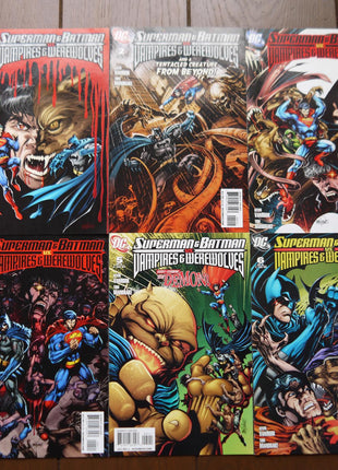 Superman and Batman vs. Vampires and Werewolves (2008) Complete Set - Mycomicshop.be
