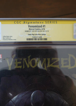 Venomized (2018) 1COMICPOP CGC 9.8 Signed Todd McFarlane - Mycomicshop.be
