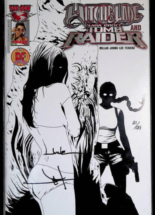 Witchblade and Tomb Raider (2005 Image) 1DF Signed - Mycomicshop.be