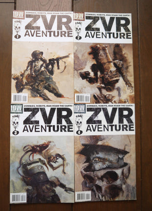 Zombies vs. Robots Aventure (2009 IDW) Complete Set - Mycomicshop.be