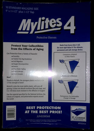 900M4 - Mylites4: Standard Magazine - Bags - Mycomicshop.be