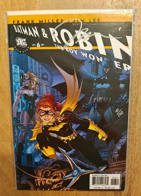 All - star Batman and Robin 6 - Numbered and signed by Jim Lee - Mycomicshop.be