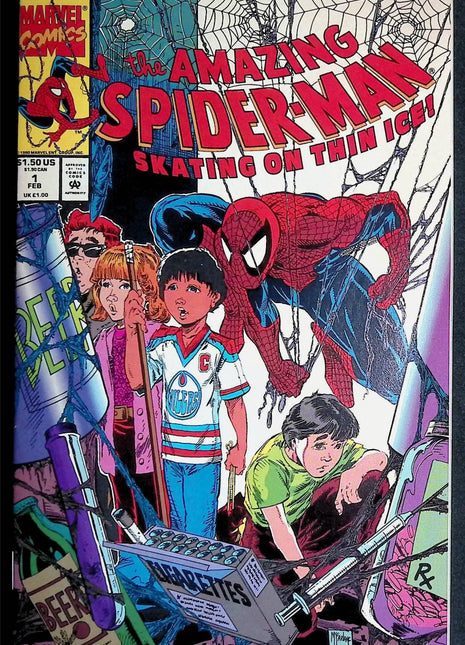 Amazing Spider - Man Skating on Thin Ice (1990) - Mycomicshop.be