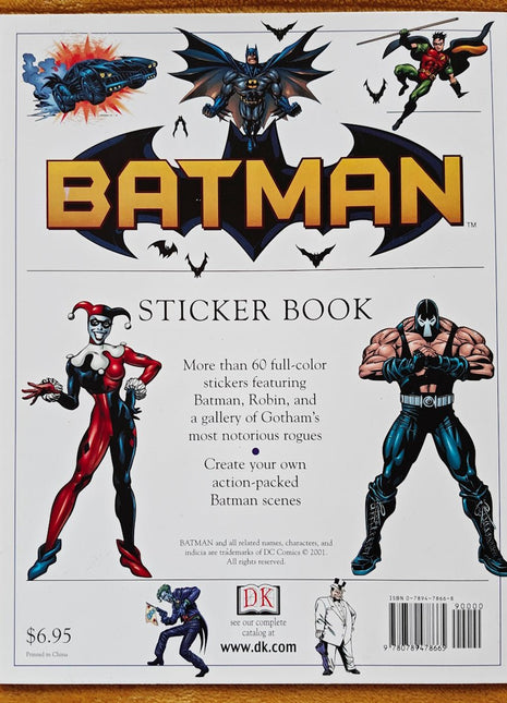 Batman Sticker Book (DK Publishing, 2001) - Mycomicshop.be