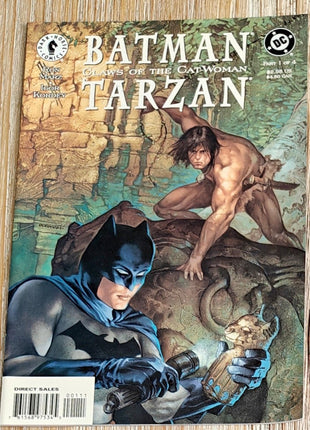 Batman - Tarzan : Claws of the Catwoman (Dark Horse & DC, 1999) Complete set - Mycomicshop.be