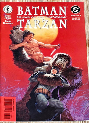 Batman - Tarzan : Claws of the Catwoman (Dark Horse & DC, 1999) Complete set - Mycomicshop.be