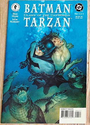 Batman - Tarzan : Claws of the Catwoman (Dark Horse & DC, 1999) Complete set - Mycomicshop.be
