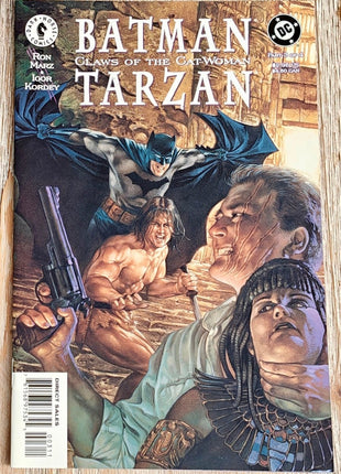 Batman - Tarzan : Claws of the Catwoman (Dark Horse & DC, 1999) Complete set - Mycomicshop.be