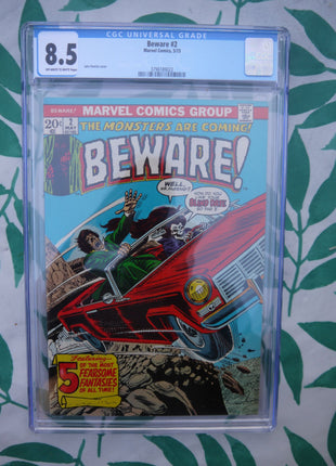 Beware (1973) #2 CGC 8.5 - Mycomicshop.be