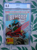 Beware (1973) #2 CGC 8.5 - Mycomicshop.be