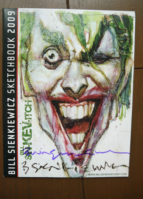 Bill Sienkiewicz Sketchbook (2007) 2009 Signed - Mycomicshop.be
