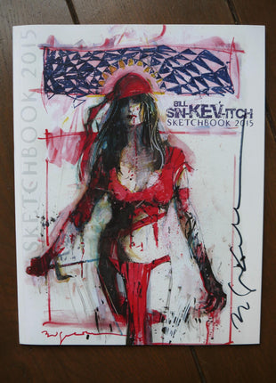 Bill Sienkiewicz Sketchbook (2007) 2015 Signed - Mycomicshop.be