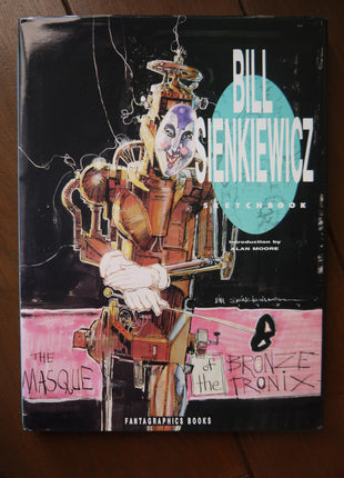 Bill Sienkiewicz Sketchbook HC (1990) Signed - Mycomicshop.be