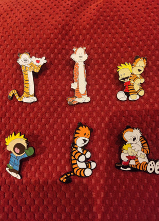 Calvin and Hobbes Enamel pin set - Mycomicshop.be