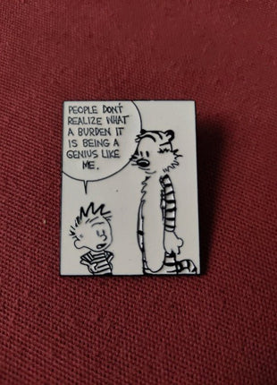 Calvin and Hobbes Genius - Enamel pin - Mycomicshop.be