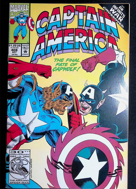 Captain America (1968 1st Series) 408 - Mycomicshop.be