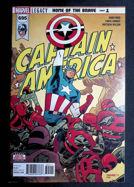 Captain America (2017 8th Series) #695A - Mycomicshop.be