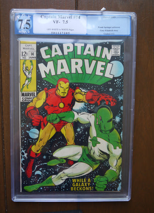 Captain Marvel (1968 1st Series) #14 PGX 7.5 - Mycomicshop.be