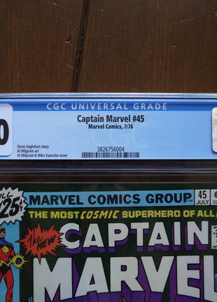 Captain Marvel (1968 1st Series) #45 CGC 8.0 - Mycomicshop.be