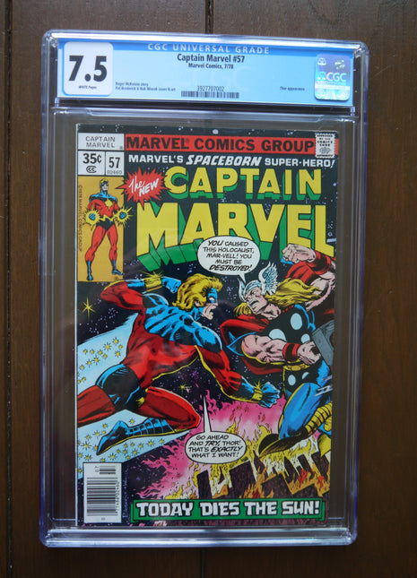 Captain Marvel (1968 1st Series) #57 CGC 7.5 - Mycomicshop.be