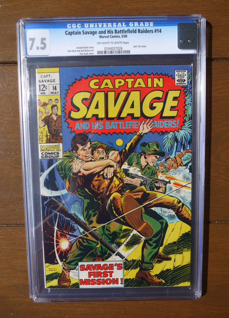 Captain Savage (1968) #14 CGC 7.5 - Mycomicshop.be