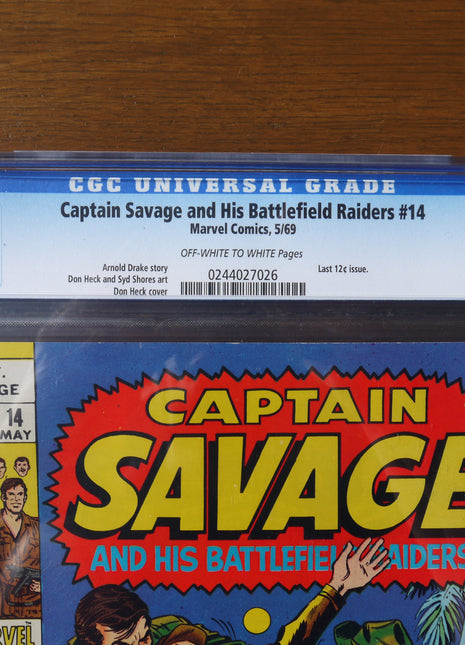 Captain Savage (1968) #14 CGC 7.5 - Mycomicshop.be