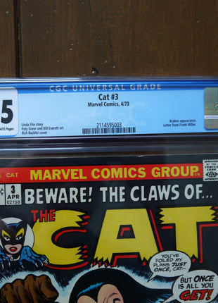 Cat (1972) #3 CGC 6.5 - Mycomicshop.be