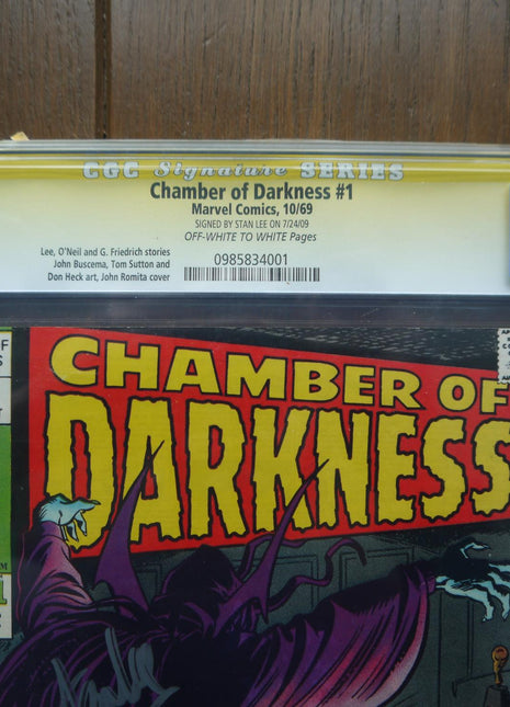 Chamber of Darkness (1969) #1 CGC 8.5 Signed Stan Lee - Mycomicshop.be
