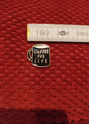 "Coffee for life" Enamel Pin - Mycomicshop.be