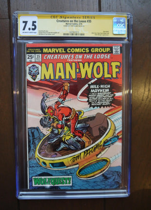 Creatures on the Loose (1971) #35 CGC 7.5 Signed by Stan Lee - Mycomicshop.be