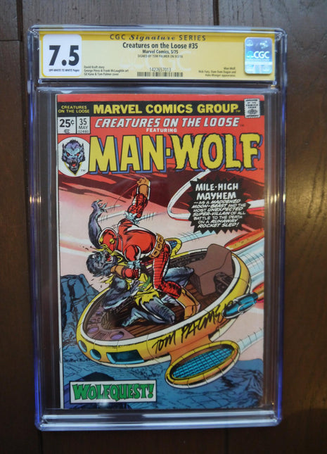 Creatures on the Loose (1971) #35 CGC 7.5 Signed by Stan Lee - Mycomicshop.be