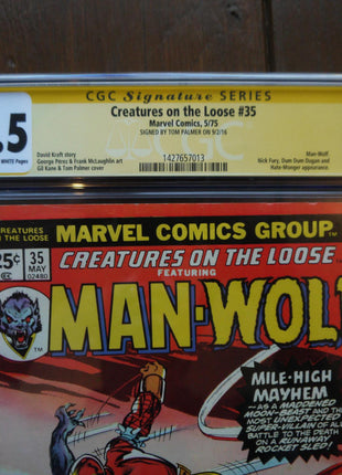 Creatures on the Loose (1971) #35 CGC 7.5 Signed by Stan Lee - Mycomicshop.be