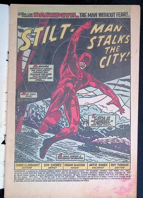 Daredevil (1964 1st Series) #102 - Mycomicshop.be