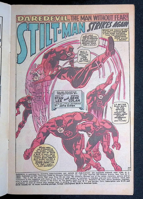 Daredevil (1964 1st Series) #26 - Mycomicshop.be