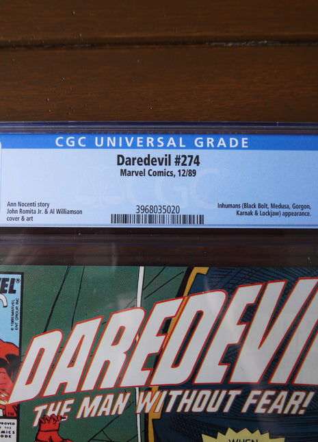 Daredevil (1964 1st Series) #274 CGC 8.5 - Mycomicshop.be
