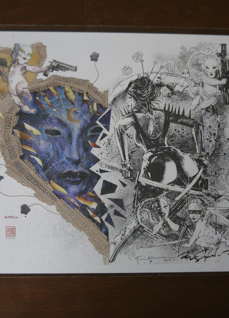 Dave McKean Kabuki Signed Print 2014 - Mycomicshop.be