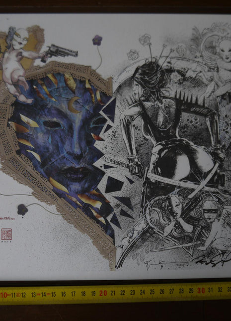 Dave McKean Kabuki Signed Print 2014 - Mycomicshop.be