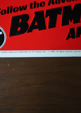DC Batman and Robin Advertising Tin Sign 1990 by Kitchen Sink Press - Mycomicshop.be