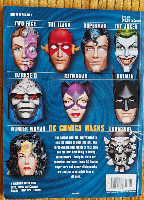 DC Comics Masks (1999) Nine Masks Heroes & Villains to Assemble and Wear - Mycomicshop.be