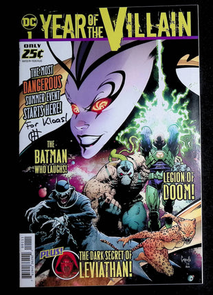 DC's Year of the Villain (2019) #1A Signed - Mycomicshop.be