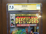 Defenders (1972 1st Series) #52 CGC 7.5 Signed by Stan Lee - Mycomicshop.be
