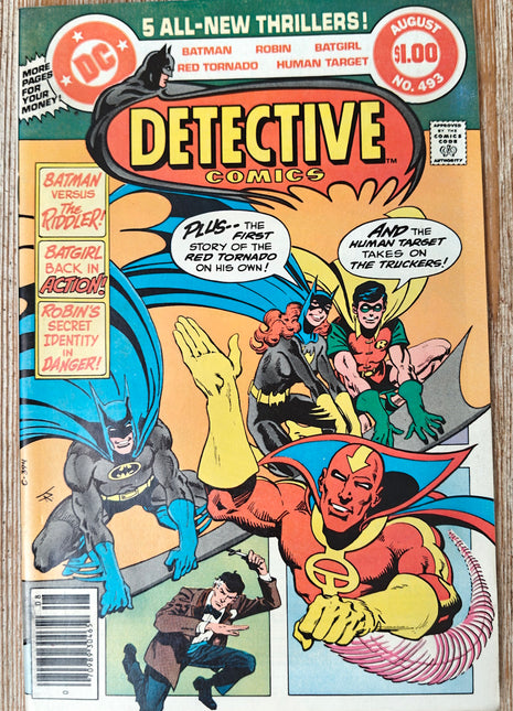 Detective Comics 493 (DC, 1979) 1st appearace Swashbuckler! - Mycomicshop.be