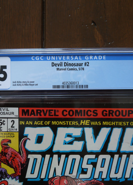 Devil Dinosaur (1978) #2 CGC 7.5 - Mycomicshop.be