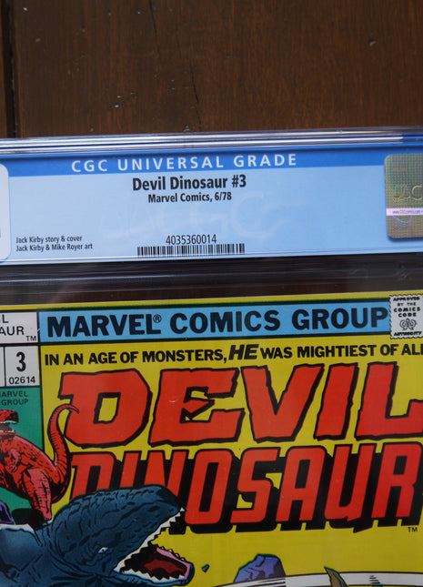Devil Dinosaur (1978) #3 CGC 9.2 - Mycomicshop.be