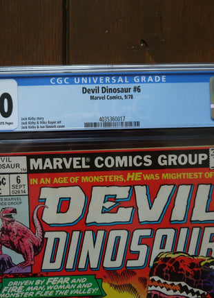 Devil Dinosaur (1978) #6 CGC 7.0 - Mycomicshop.be